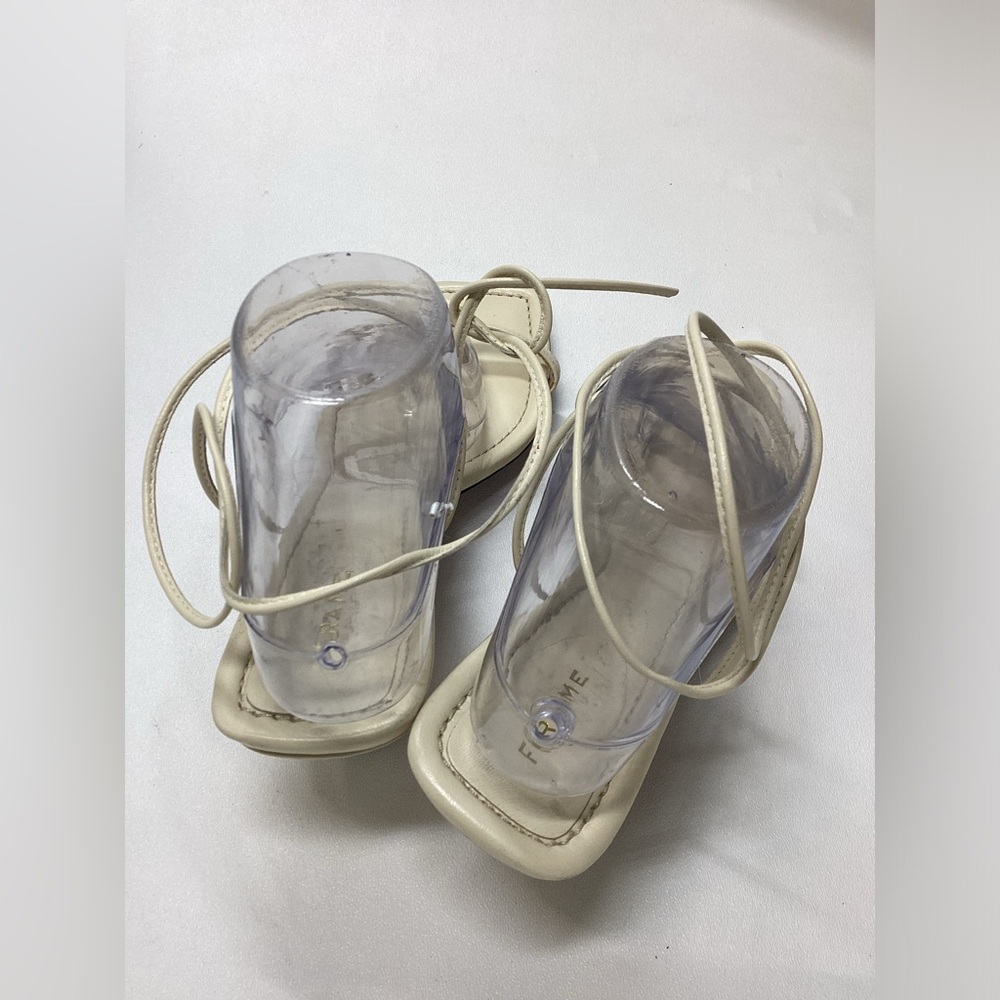Frame Le Ozzie Heeled Lace Up Leather Sandal Size EU 39 - Picture 10 of 15